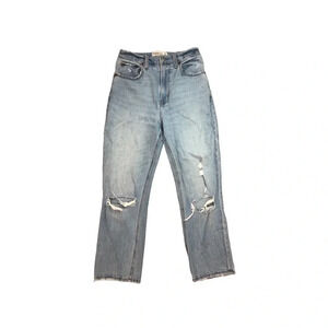 Abercrombie & Fitch Curve Love Ultra High Rise Ankle Jeans | Size 25  / 0S